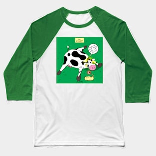 Cow First Moo-lert Emergency Response System Baseball T-Shirt